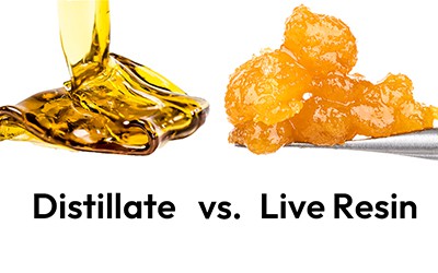 A yw resin byw yn well na distyllad?